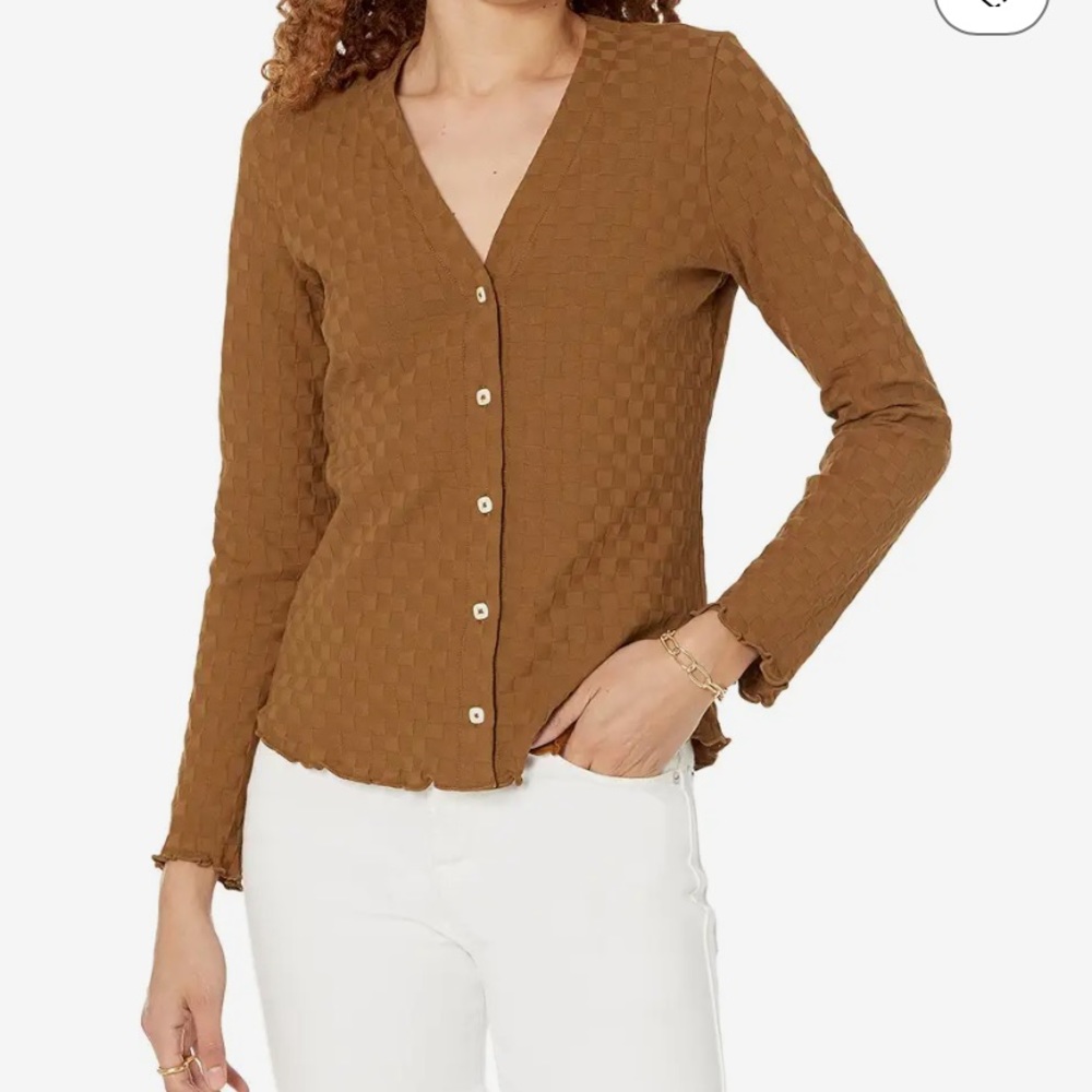 NWT Madewell checkered cardigan size XS